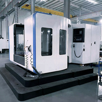 Centre d'usinage horizontal CNC HMC800 de précision Fanuc GSK contrôle broche BT50 à grande vitesse pour moteur de fraisage à usage intensif