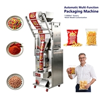 Machine d'emballage automatique de poudre et de granulés multifonctionnelle avec pesage, remplissage et scellage pour sachets de café, riz et farine