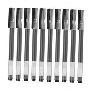 Hot Selling Promotion Gift School Office 0.5mm Gel Pens Custom Logo Fashionable Plastic Clear Body Multi-Colored Non-Erasable - Product Image 2