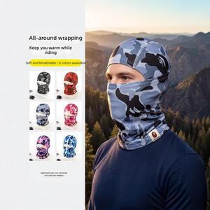 Masque de cyclisme coupe-vent chaud camouflage, <span class=keywords><strong>cagoule</strong></span> d'hiver pour le ski et la <span class=keywords><strong>moto</strong></span>, respirant, compatible avec le casque, couvrant tout le visage - Product Image 2