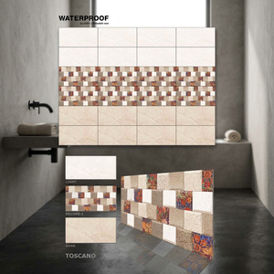 Carreaux muraux en céramique numérique 3D modernes Vistaar 300x600 mm, antidérapants, résistants aux acides, design pour murs intérieurs - Product Image 5