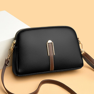 Bolso Bandolera de Cuero para Mujer, Estilo Mensajero, para Teléfono Móvil, Venta al por Mayor - Product Image 1