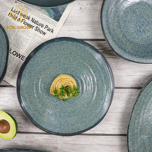 Assiette Moderne en Céramique Résistante à la Chaleur de 9 Pouces pour Pizza, Salade, Dessert – Vaisselle de Restaurant - Product Image 3