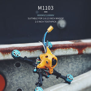 Бесколлекторный двигатель постоянного тока M1103 KV8000/11000 для дронов, радиоуправляемых авиамоделей, радиоуправляемых гоночных автомобилей и мини-дронов для FPV-гонок - Product Image 4