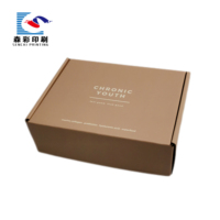 Venta al por mayor, precio de fábrica personalizado, gran oferta, caja de envío de zapatos de cartón biodegradable marrón personalizada