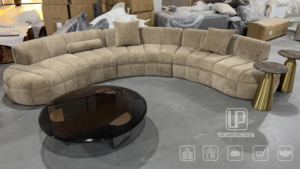 Sectional Couch Set for Living Room Circle Corner <b>Sofas</b> Recliner Combination Furniture Can Be Paired With an Coffee <b>Table</b> - Product Image 2