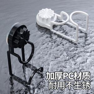 Rotating Suction Cup Washbasin Holder Circular Corner Mounted Durable Bathroom Storage Rack - Product Image 2