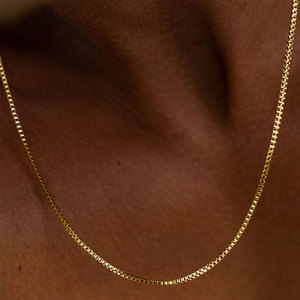 Chaîne de bijoux en acier inoxydable 316L personnalisée et unique, plaquée or 14k 18k PVD, chaîne pour homme, collier pour homme, chaîne en or pour homme - Product Image 1