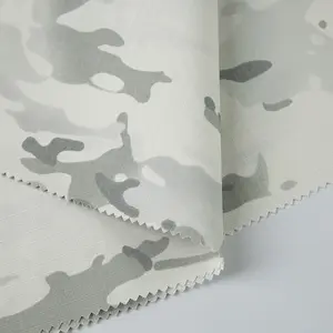 wholesale white polyester cotton roll snow mountain uniform camouflage TC ripstop fabric