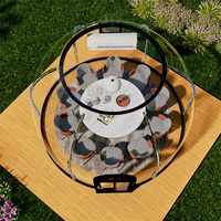 Jardin extérieur partie luxe clair PC feuille dôme igloo étoile bulle maison
