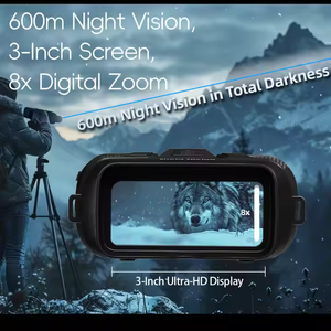 Binoculares tácticos de visión nocturna para pesca, batería de 5000mAh, infrarrojo, rango de 600M, gafas de visión nocturna Digital 8x DZ060 - Product Image 2