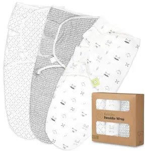 organic cotton baby sleeping bag ,0-3 months baby swaddle bag newborn kids towel