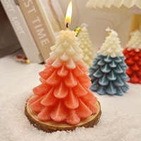 Bougie parfumée créative en gros pour Noël, bougies d'anniversaire aromatiques, décoration de Noël parfumée pour la maison