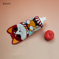 Neueste Produkte 30g 35g 40g 45g 50g Niedliche Glückskatze Kunststoff-PE-Kosmetikcreme-Tube für Handcreme