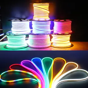 neon led lights flexible soft strip water proof colorful led neon light for outdoor lighting decoration