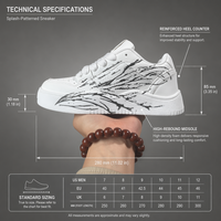 Chaussures de sport YIDA pour hommes, tige en cuir microfibre respirante, doublure en maille respirante, protection environnementale, lumineuses, souples et amortissantes