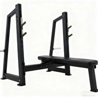 Rack de musculation plat en gros pour presse à dos, équipement de fitness commercial en acier, écologique, pour usage intérieur, sécurité et durabilité pour l'entraînement en salle de sport