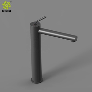Grifo de Lavabo Mezclador de Agua Fría y Caliente de Acero Inoxidable 304, <span class=keywords><strong>Serie</strong></span> Exquisite, Negro Mate, Sin Plomo - Product Image 3