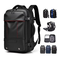 Sac à dos pour ordinateur portable de voyage professionnel multifonctionnel extensible, écologique, durable, imperméable, grande capacité, avec port USB