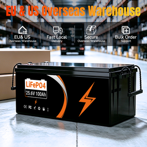 Batería de fosfato de litio LiFePO4 de 24V 25.6V 100Ah para energía solar, en stock en la UE, sin impuestos, paquete de baterías de 100Ah 200Ah 280Ah 300Ah, batería de iones de litio de 24V - Product Image 5