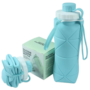 Taza de agua plegable de silicona, botella de agua portátil para deportes al aire libre, taza telescópica, taza informal, botella de agua plegable, regalo - Product Image 6