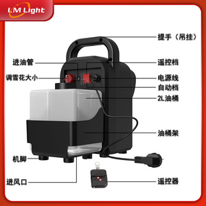 Limin <b>Snow</b> <b>Machine</b> Low Frequency Silent Indoor Stage Effects Equipment - Product Image 4