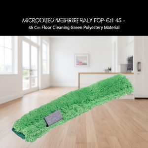 Panno in microfibra da 45 cm per la pulizia dei pavimenti, in poliestere verde - Product Image 3