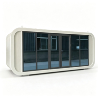 Conteneur de luxe pliable de 20 pieds, préfabriqué et modulaire, pour café-bar, boutique ou cabine Apple, fabriqué en Chine