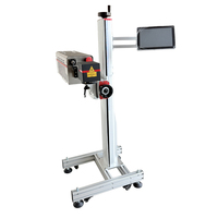 Imprimante de date laser CO2/UV bouteille bidons d'eau ligne d'emballage localisateur de curseur et machine de marquage laser de date d'impression