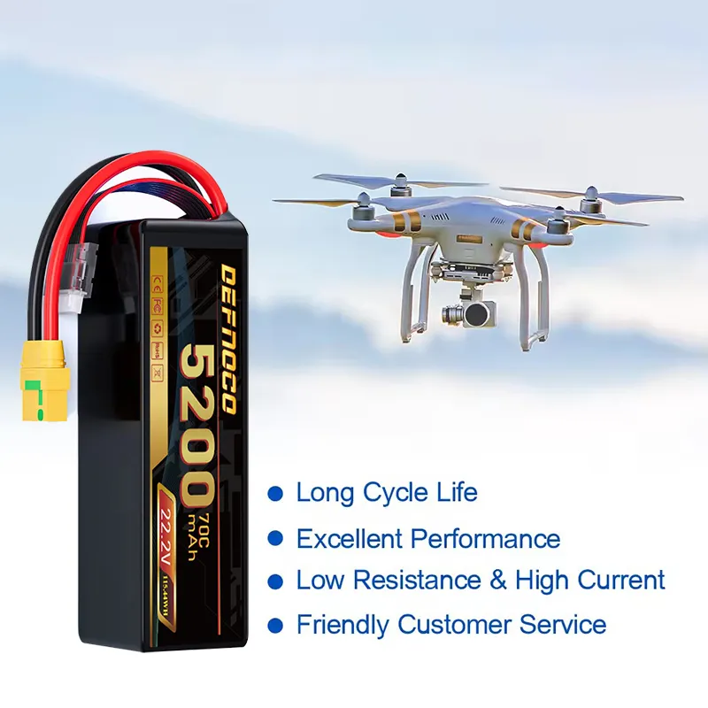 공장 가격 리튬 이온 배터리 60C 5000mah 22.2V 6s lipo 배터리 XT90 원격 제어 RC 자동차 계획 항공기 헬리콥터