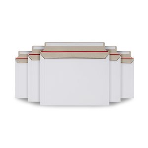 Enveloppes en carton rigide blanc auto-adhésives, plates et rigides, pour photos et documents, sans pliage, pour l'expédition de photos - Product Image 4