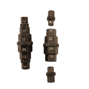 6 In 1 Motorcycle Spindle Removal Socket 12 14 17 19 22 24 Metric High Carbon Steel Wheel Axle Tool - Product Image 1