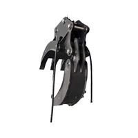 Excavator Hydraulic Grapple 12 Ton Timber Log 2 3 Tine Custom OEM ODM Heavy Duty Steel Factory CE