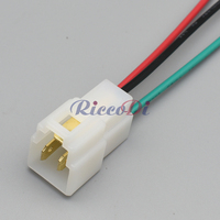 Connecteur Électrique Automobile 6,3 mm 3 Broches en Laiton DJ7031-6.3-11/21 – Kits de Bornes de Câble pour Moto, Vélo Électrique et Voiture
