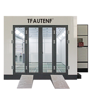 TFAUTENF chauffage diesel cabine de pulvérisation de voiture utilisation atelier salle de peinture et four de peinture automatique 7m par 4m cabine de peinture de voiture - Product Image 6