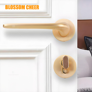 Diseño moderno de manija de habitación interior <span class=keywords><strong>para</strong></span> cerradura de puerta de dormitorio de cabina de <span class=keywords><strong>pintura</strong></span> de baño de Villa - Product Image 1