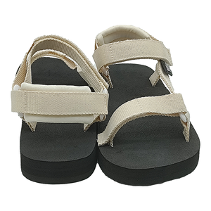 Sandales compensées à plateforme réglable pour filles avec sangles tissées et attaches à crochet de sécurité pour les tendances de la mode estivale - Product Image 1