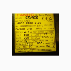 A06B-0153-B188 Motor usado probado FANUC - Product Image 1