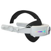 Accessoires VR Batterie 8000 mAh avec écouteurs RGB Light Elite Strap pour Meta Oculus Quest 3/Quest3S VR Accessoires