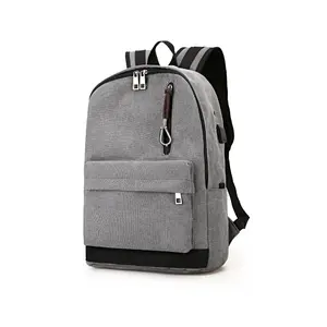 Sac à dos d'école en toile étanche, avec logo personnalisé de styliste, sacoche de sport décontracté, chargeur usb, vente en gros, nouvelle collection 2021