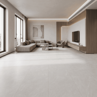 Carreaux en céramique effet marbre gris minimaliste 400x800mm 10mm d'épaisseur semi-mat antibactérien antidérapant résistant aux acides qualité 4A 1 an