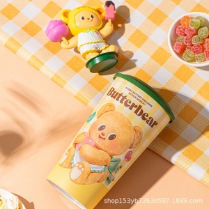 Genuine Butter <b>Bear</b> Shaped Cup-Butter <b>Bear</b> Doll Toy <b>Cute</b> Design Straw Type Environmental Protection General Use - Product Image 5