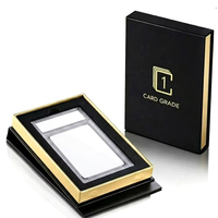 Boîte d'emballage coulissante imprimée sur mesure pour cartes, vente en gros, boîte personnalisée, pochettes pour cartes colorées mates
