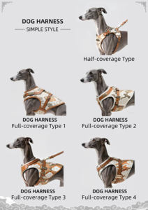 OEM kustom kulit mewah pengekang hewan peliharaan taktis nyaman besar tali anjing tanpa tarik - Product Image 3