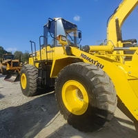 Cargadora de Ruedas Usada de Alto Rendimiento de 5T para Transporte Portuario y Trabajos Mineros, Cucharón Grande de 3m³, Motor de Seis Cilindros de 146kW