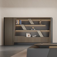 Bureau de poste de travail modulaire moderne Factory Direct avec rangement et combinaison gratuite en forme de L rectangulaire