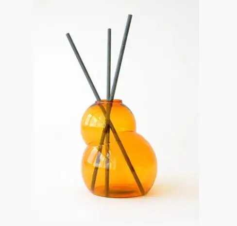 Groothandel Aangepaste Hoge Kwaliteit Bubble Glazen Fles Home Geur Etherische Olie Reed Diffuser Auto Thuis Luchtverfrisser