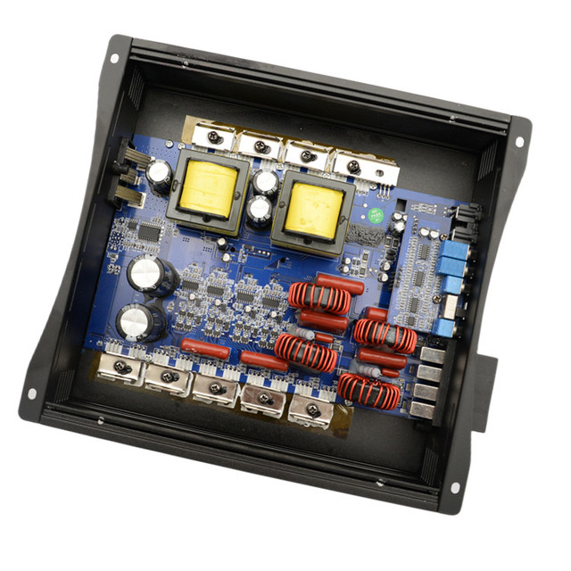 12V 24V 2000W Compact Size Strong Power Car Amplifier Auto Electronics