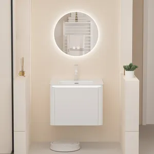 Çin fabrika doğrudan satış otel lavabo dolabı duvar dolap banyo tezgahı seti