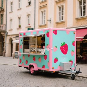 Camión de Helados Totalmente Equipado 2025 con Cocina Completa, Remolque de Panadería, Carrito de Comida Móvil para la Calle - Product Image 2